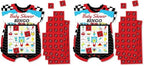 Big Dot of Happiness Let’s Go Racing - Racecar - Picture Bingo Cards and Markers - Race Car Baby Shower Shaped Bingo Game - Set of 18 (Pack of 2) by BigDotofHappiness