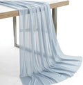 Pack of 35 Yard Chiffon Drapery Fabric, 60" Wide, Multiuse - Baby Blue by MDS
