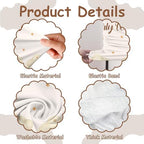 2PCS We Can Bearly Wait Arch Backdrop Cover Bear Baby Shower Backdrop - Image 4