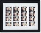 Golden State Art Photo Booth Frame, Black Wood and Real Glass by GoldenStateArt