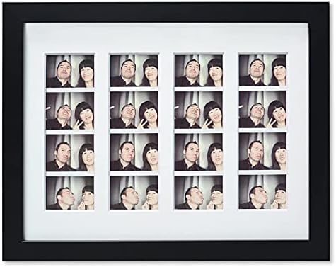 Golden State Art Photo Booth Frame, Black Wood and Real Glass by GoldenStateArt