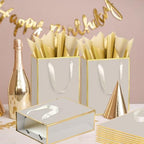 Epoesch 24 Pack Gift Bags with Handles & 24 Tissue Papers – 8x5x10 Inches - Image 7