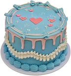 NICE PURCHASE Realistic Fake Birthday Cake Fake Food Bakery Shop Display Model Party Decoration Pro Cake Faux Replica Cake (6 inch wide & style A) by Nice+purchase