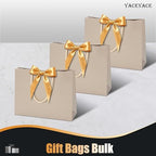 YACEYACE Gift Bags with Bow, 20Pack of Gift Bags Bulk, Ribbon and Card - Image 6