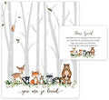 Woodland Thumbprint Sign 11x14 inches and Guest Sign 5x7 inches, Woodland Baby Shower Thumbprint guest sign by Handmade