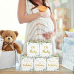 Conelist 6 Sets Baby Shower Prizes Scented Candles Party Favors, Eucalyptus - Image 4