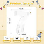 Ledido Reusable 10'' Fillable Acrylic Charcuterie Board Box Number 70 - Image 3