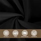 sancua Black Tablecloths for 6 Foot Rectangle Tables, 10 Pack 54x108 Inch - Image 7