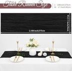 20 Pack Cheesecloth Table Runner 17 x 108 Inch, Black - Image 2
