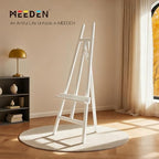 MEEDEN Art Easel Stand for Display: Adjustable Wooden Stands for Sign - A Frame Painting Easel for Canvas up to 60" for Artist Adults Drawing Picture Poster - White - Image 3