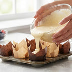 1000 Pcs Tulip Cupcake Liners Solid Tulip Cups Holders Wrappers Greaseproof Baking Cups Muffin Baking Cupcake Liners for Wedding Baby Showers Birthday Party(Classic Style) - Image 4