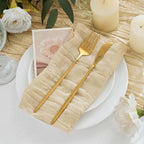 50 Pack Cheesecloth Napkins 20"x20" Beige Gauze Boho Bulk Napkins - Image 3