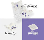 Wildflower Seed Paper - Set of 24 Purple Butterfly-Shaped with Envelope and Planting Instruction, Writable & Plantable Gift for Mom and Plant Lover, Ideal for Wedding, Memorial, Baby Shower - Image 2