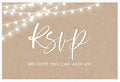 Andaz Press 56-Pack Personalized RSVP Postcards for Wedding Rustic String Lights Cardstock Response Reply Cards for Bridal Shower Baby Shower Birthday Event Custom Date and Return Address 4 x 6-Inch by AndazPress
