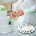 400 Pcs Sage Green Plate and Napkin Party Supplies, Green, Ease - Image 5