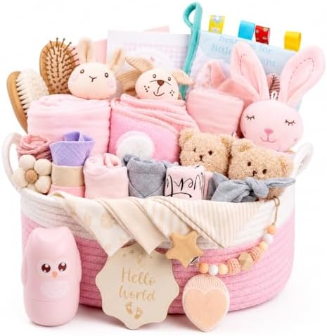 30 Piece Baby Gift Basket – Luxury Curated Baby Gift Basket for Newborn by Unknown