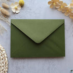 50PCS A7 Olive Green Envelopes, 5.3×7.6 Inch Envelopes - Image 5