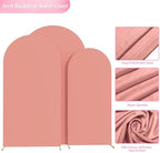 Wokceer Arch Backdrop Cover Dusty Rose Arch Cover Strethy 7.2FT,6.6FT,6FT - Image 5