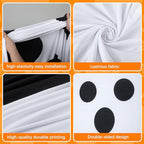 Moukeren 2 Pcs Halloween Ghost Arch Backdrop Covers, 7.2ft and 6ft - Image 3