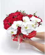 UNIKPACKAGING Set of 3, Heart Shaped Flower/Gift Boxes (Red) - Image 5