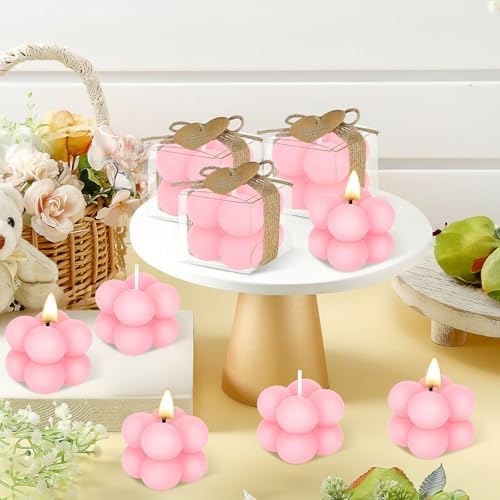 30 Sets Mini Bubble Candles Wedding Favors for Guests, 1.6" Soy Wax Candle - Image 6