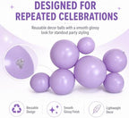 Reusable Inflatable Balloon, Reusable Inflatable Balloon Garland Arch Kit for Parties, Easy Setup Balloon Arch Decoration for Birthday, Wedding & Celebration (7Pcs LIght BLue) - Image 4