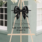 Personalized Graduation Yard Sign Class of 2026 Custom Graduation Welcome Sign with Name for Party Outdoor Lawn Decor, Clear Acrylic or Frosted Option, Waterproof Durable Display for Garden Entrance by Mapileng%E2%84%A2