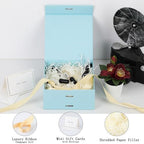 Small Gift Boxes with Lids for Presents Blue Gift Box 5 Pack 6X6X3 Inch - Image 2