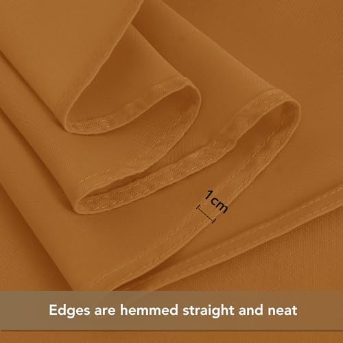 sancua Thanksgiving Tablecloths Rectangular 54x108 Inch, 6 Pack Bronze - Image 5