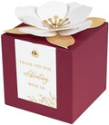 FEIYI 20 PCS Favor Boxes, Burgundy, 3.55x3.55x3.55 by FEIYI