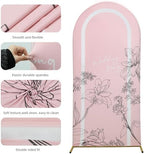 6.6FT Wedding Arch Cover – Stretchy Spandex Fabric Backdrop for Arch Stand - Image 5