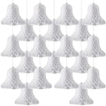 WILLBOND 20 Pcs Paper Wedding Bells Hanging Honeycomb 12 Inch,White by Willbond+Technology+Limited