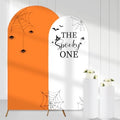 Serencatcher Halloween Spooky One Birthday Arch Cover Orange 7.2FT 6FT 2Pcs by Serencatcher