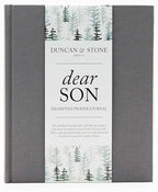 Duncan & Stone Dear Son Boy Mom Baby Memory Book Journal, Grey, 230pg by DuncanStonePaperCo