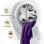 Wish Care 3 Pack Dark Purple Polyester Table Clothes for 6 Foot Rectangle Tables, Wrinkle Free Fitted Table Cover with Pleated Ruffle Table Skirt for Party Baby Shower Wedding Birthday Event Display - Image 7
