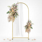 6FT Gold Metal Arch Backdrop Stand, Square Balloon Arch Stand Wedding Frame for Birthday Party, Baby Shower, and Ceremony Decoration by CHUNQIANGCAIDESIGN