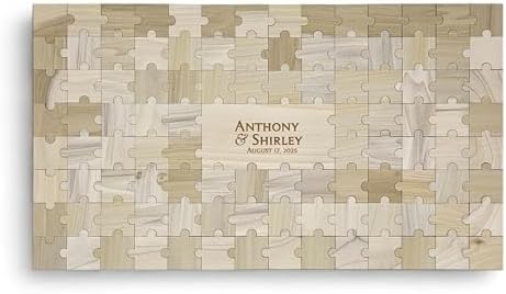 Palmetto Engraving Personalized Wedding Guest Book Alternative, 105 PC by PalmettoEngraving