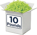 BOX USA Fiesta Blend Crinkle Paper Filler (10lb Case) - Shredded Paper for Basket Stuffing, Shipping, Packaging, Confetti, Crafts & Holidays - Crinkle Cut by BOXUSA