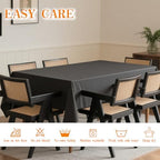 DRESSMAKER 6 Pack Black Table Cloth Rectangle 60X102 Inch Fit 6FT Table - Image 6