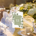 Vicenpal Table Number Holders Acrylic Stands, Rectangle, Gold, 20 Pcs - Image 2