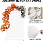 Neatsure Arch Backdrop Stand and Cover Set 2 Pack, 7.2FT, 6FT Metal Photo Balloon Arch Backdrop Stand for Wedding Birthday Party Baby Shower Ceremony Graduation Decoration, White - Image 6