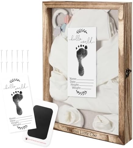Jetec 12 x 16 Baby Shower Shadow Box Keepsake Frame, Wood by Jetec