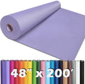 PerkHomy 48" x 2,400" (200') Light Purple Kraft Paper Roll for Craft Bulletin Board Paper Art Table Covering Crafting Gift Wrapping Bouquet Packing Parcel 80GSM 55LB (Light Purple, 48" x 200') by PerkHomy