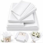 500 Sheets White Tissue Paper in 3 Sizes for Rosh Hashanah Gift Wrapping by Qilery