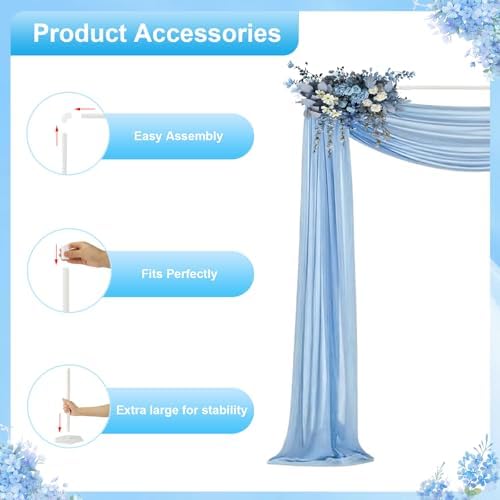 Square Arch Stand Detachable Lightweight Balloon Arch Kit - Image 5