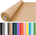 Vanhench 17.5" x 3600" (300') Brown Kraft Paper Roll by Vanhench