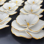 Giftsupstore Wedding Favors Guests Bulk- 100 Set of Elegant Gold Design Orchid Candle -Custom Bridal Shower Gifts, Baby Shower, Personalized Bachelorette Party Candle Favos, Decorative Floral Candles - Image 6