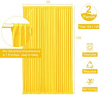 10x10 Yellow Backdrop Curtain for Parties Wrinkle Free Lemon Yellow Photo Curtains Backdrop Drapes Fabric Decoration for Birthday Party Wedding Baby Shower 5ft x 10ft,2 Panels - Image 5