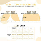 SoarDream Gold Sequin Tablecloth 90"x132" Wedding Glitter Table Cloth - Image 5