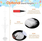Aneco 4 Set Balloon Stand Kit with Base Pole Water Bag for Floor, 63 Inch Balloon Tower Backdrop Decoration Sesame Street Party Baby Shower Gender Reveal Birthday Wedding Decorations, Only White Stand - Image 4